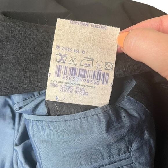 Hugo Boss black blazer virgin wool blend Scorsese Movie Jacket 46L - Picture 7 of 7